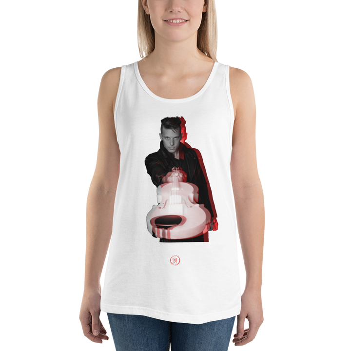 Tank top women - violin, Shadow Rebel Red