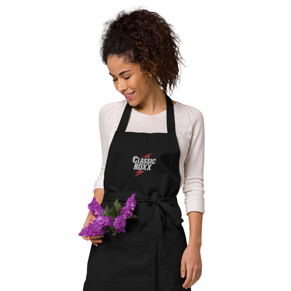 Apron made of organic cotton - Classic RoXX logo, embroidered