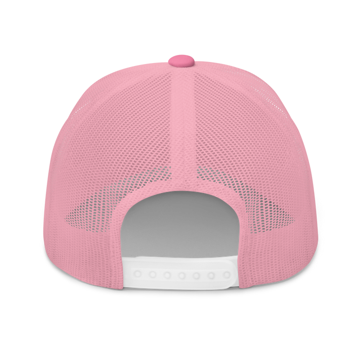 Trucker cap - embroidered, Eyes XX, No Sleep (Nessun Dorma), pink pink