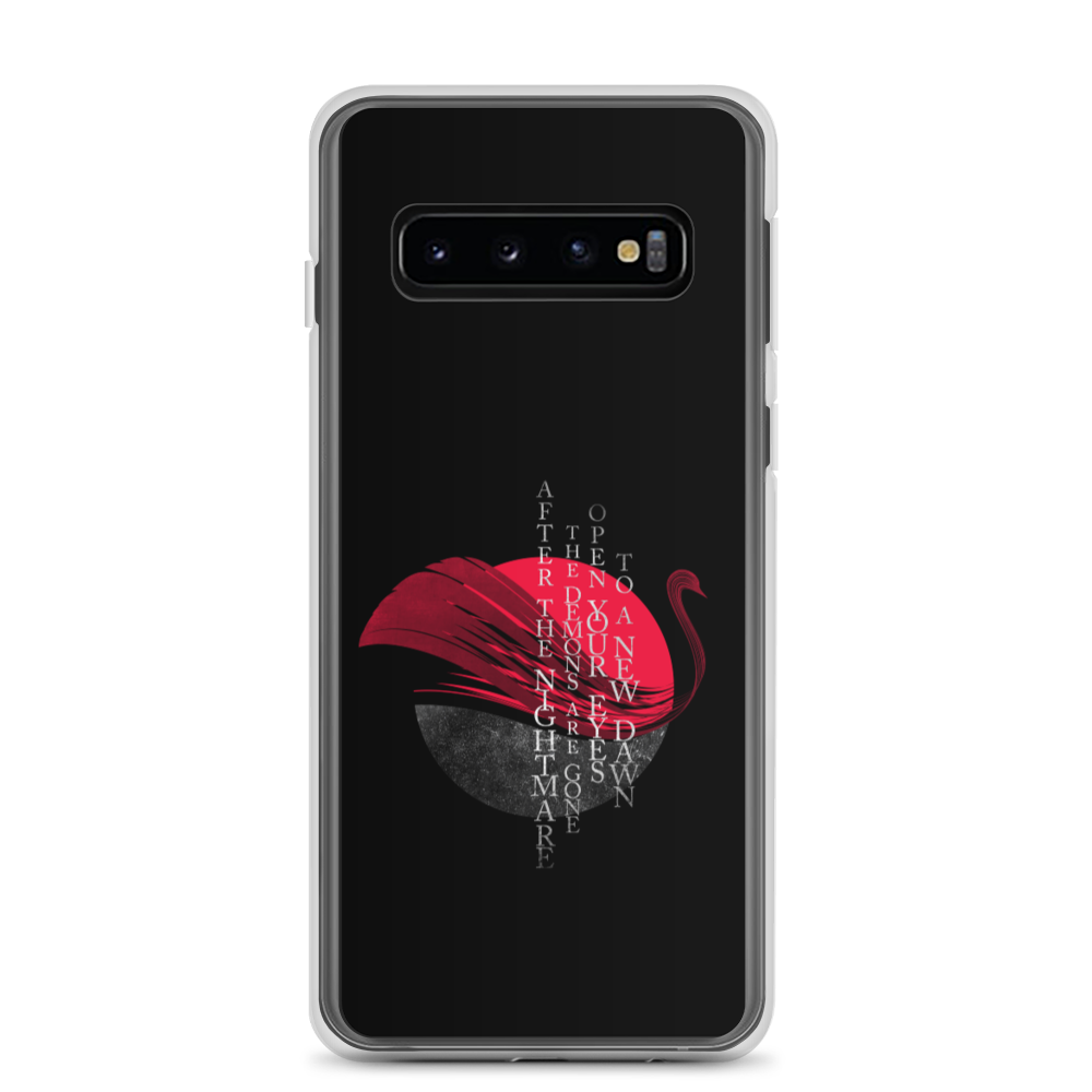 Samsung Phone Case - After the Nightmare, Lyrics Swan