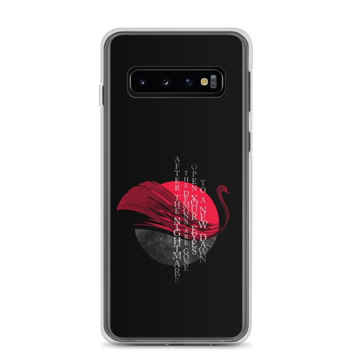 Samsung Phone Case - After the Nightmare, Lyrics Swan