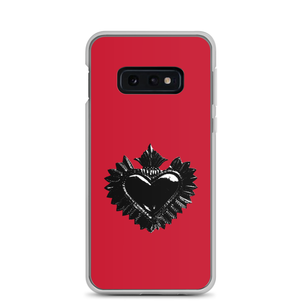 Samsung telefon cover - Darker Hearts, Black Heart, rød