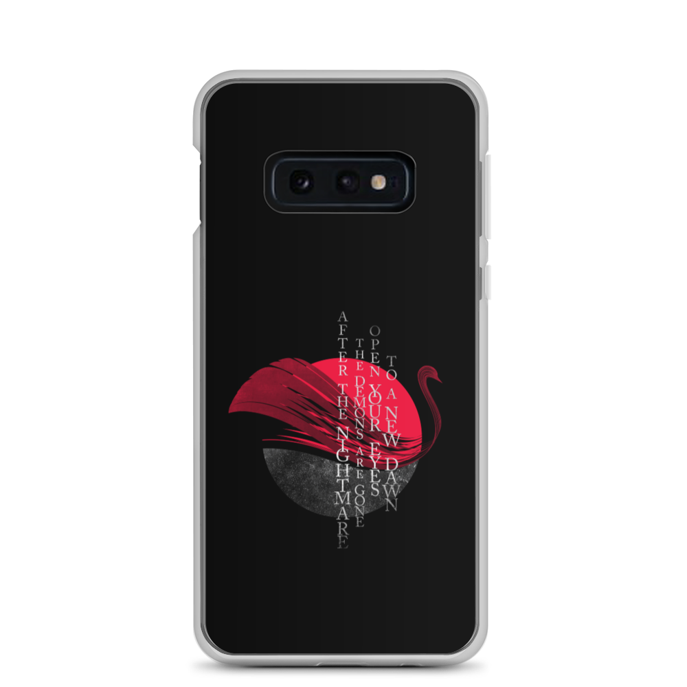 Samsung Phone Case - After the Nightmare, Lyrics Swan