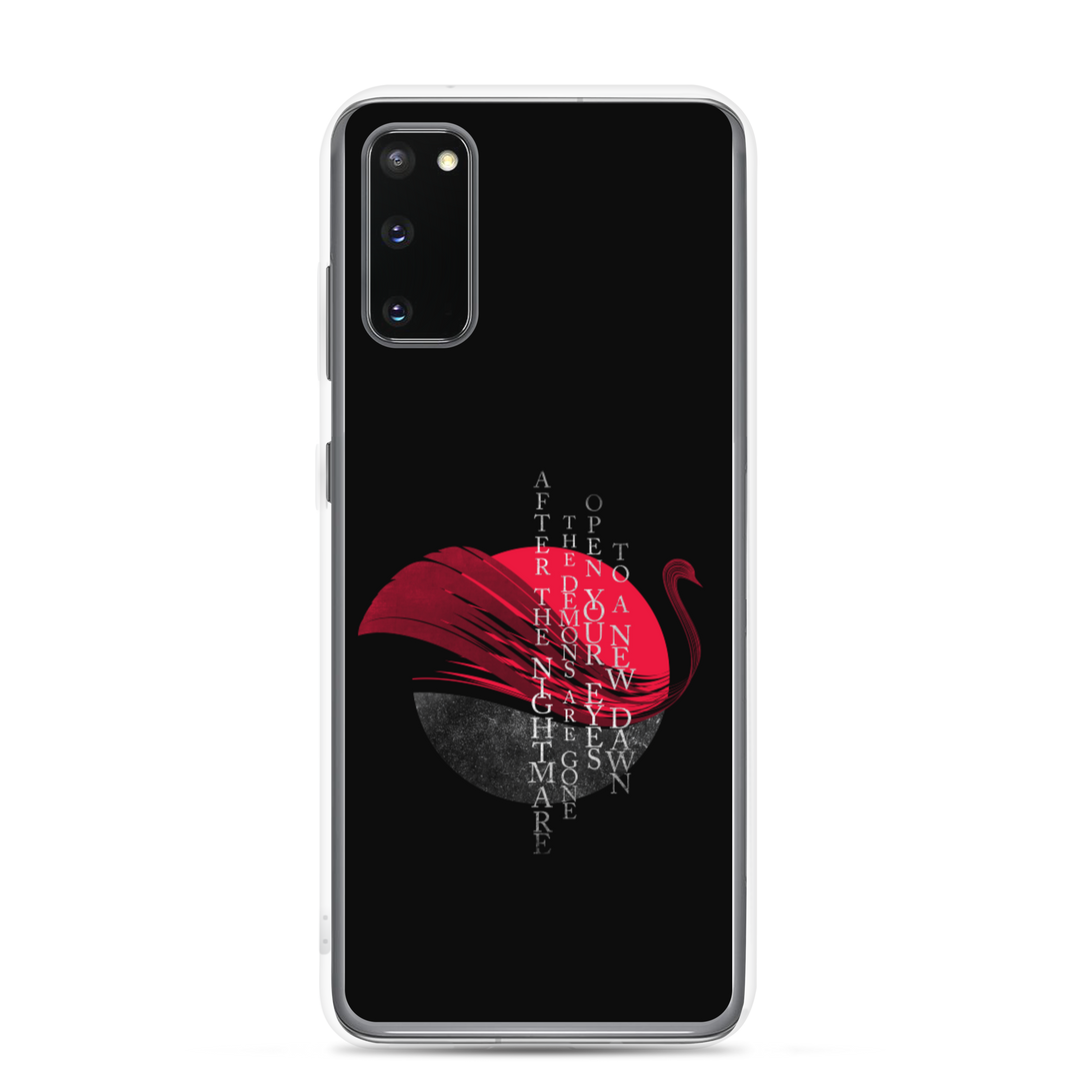 Samsung Phone Case - After the Nightmare, Lyrics Swan