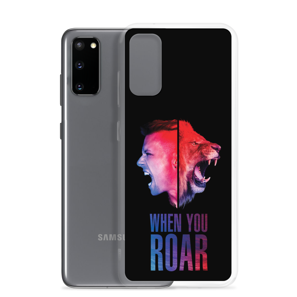 Samsung Phone Case - When You Roar, Black