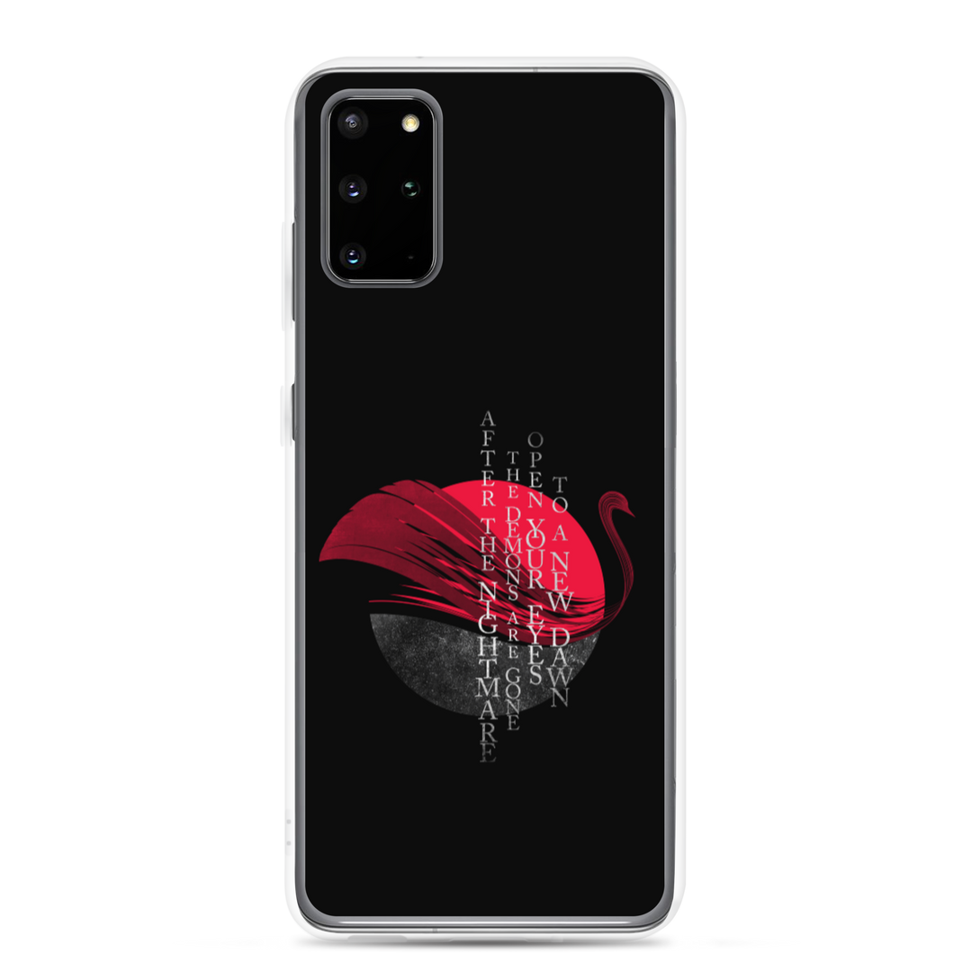 Samsung Phone Case - After the Nightmare, Lyrics Swan