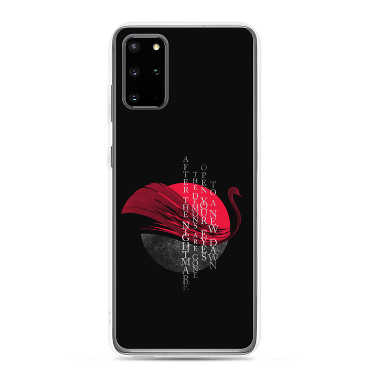 Samsung Phone Case - After the Nightmare, Lyrics Swan