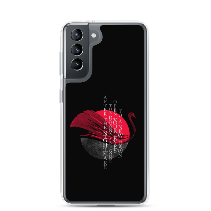 Samsung Phone Case - After the Nightmare, Lyrics Swan