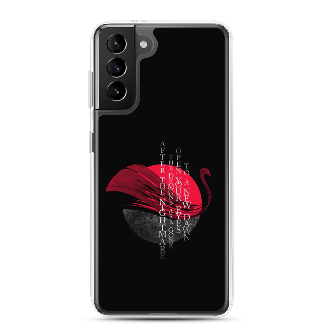 Samsung Phone Case - After the Nightmare, Lyrics Swan