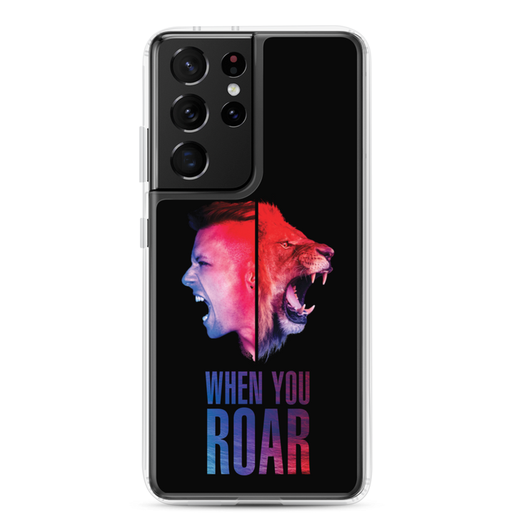 Samsung Phone Case - When You Roar, Black