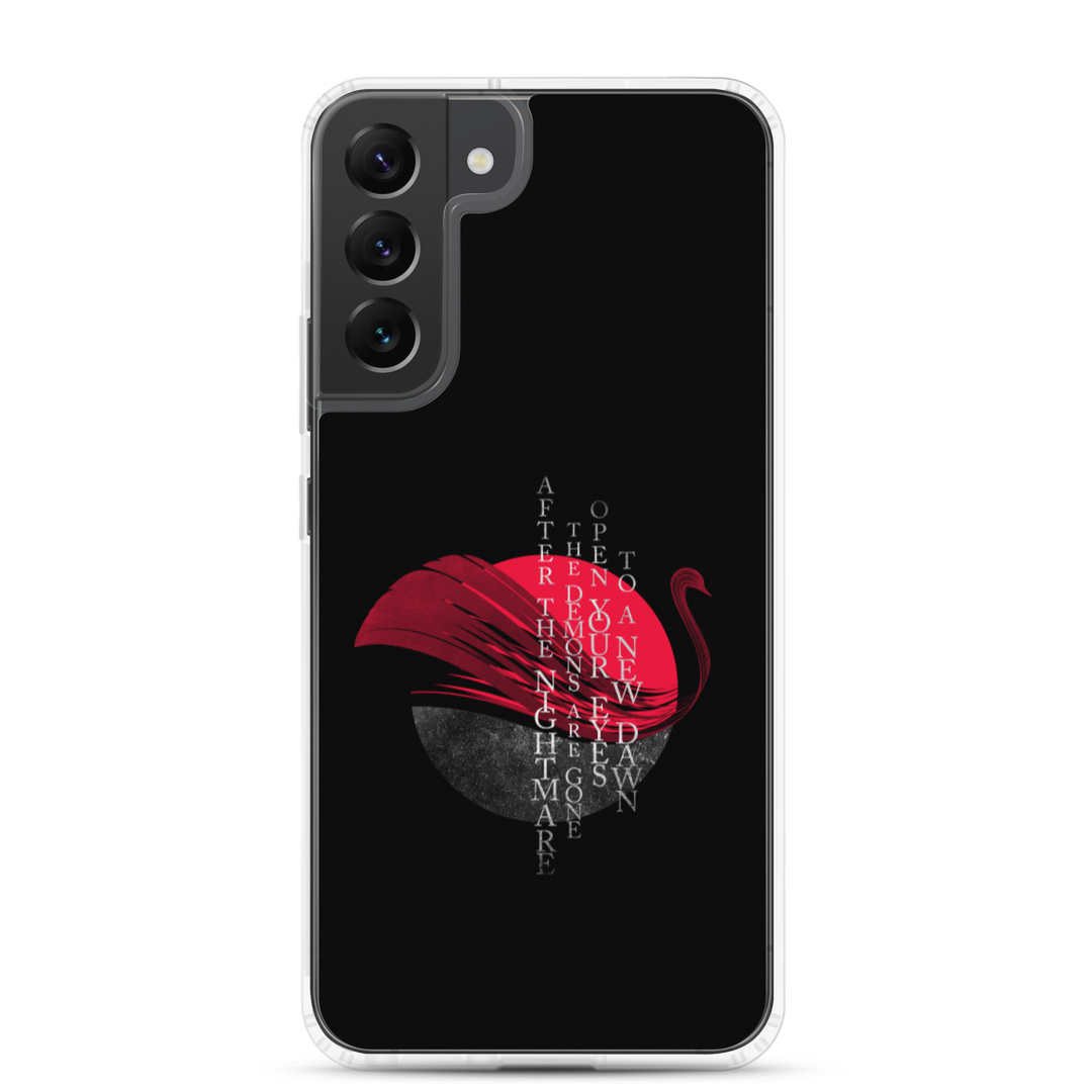 Samsung Phone Case - After the Nightmare, Lyrics Swan