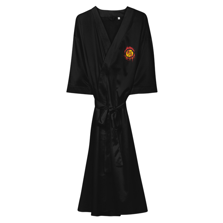 Satin Bathrobe Women - Volcanoes Crest