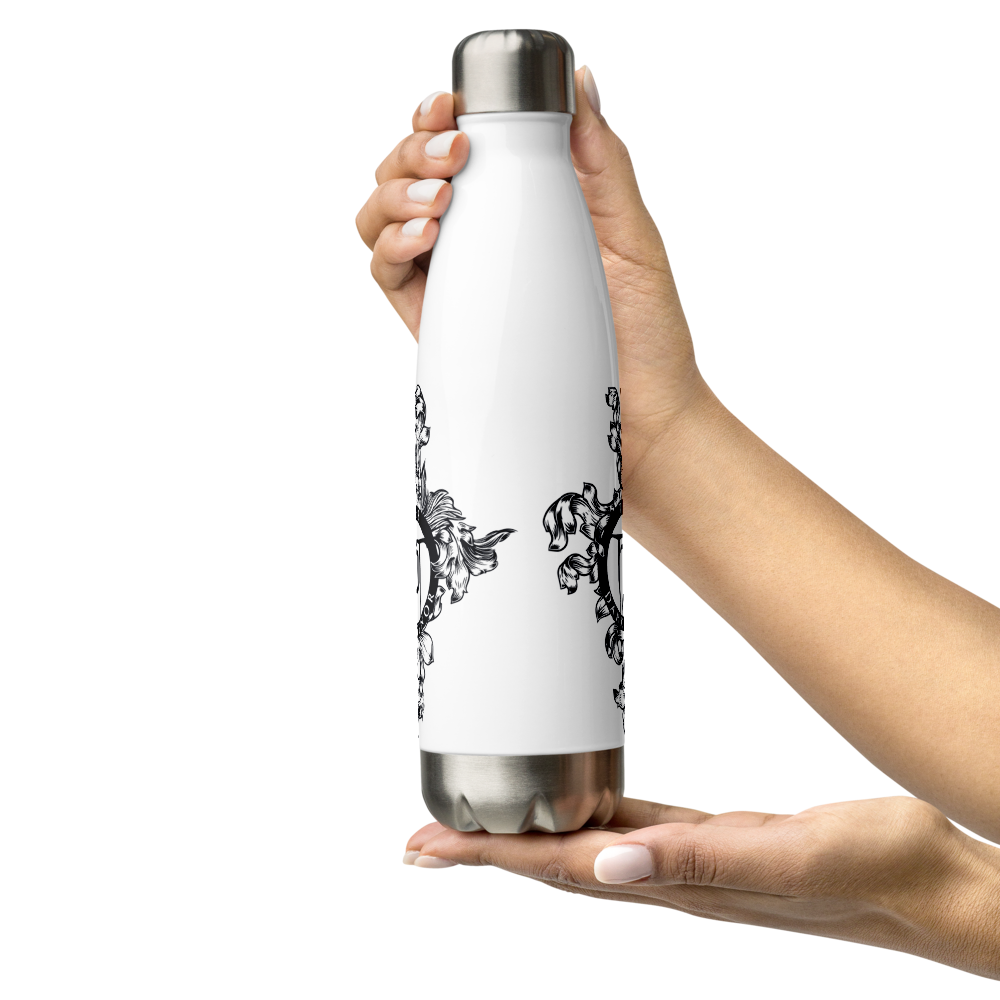 Thermos bottle - Coat of arms Floral, white