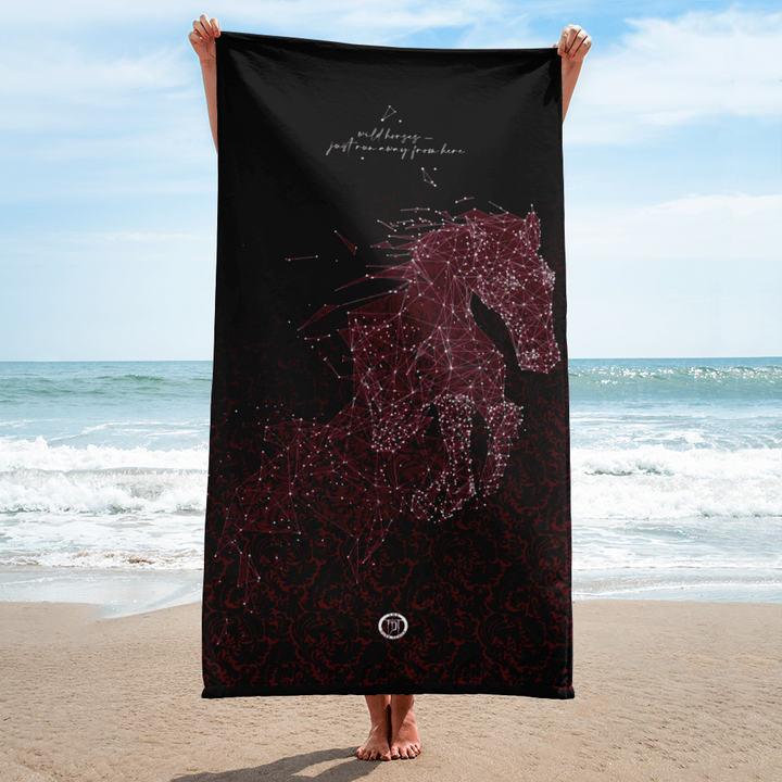 Large beach towel - Wild Horses