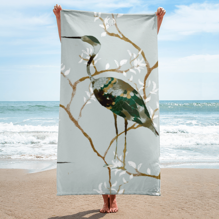 Large Beach Towel - Heron