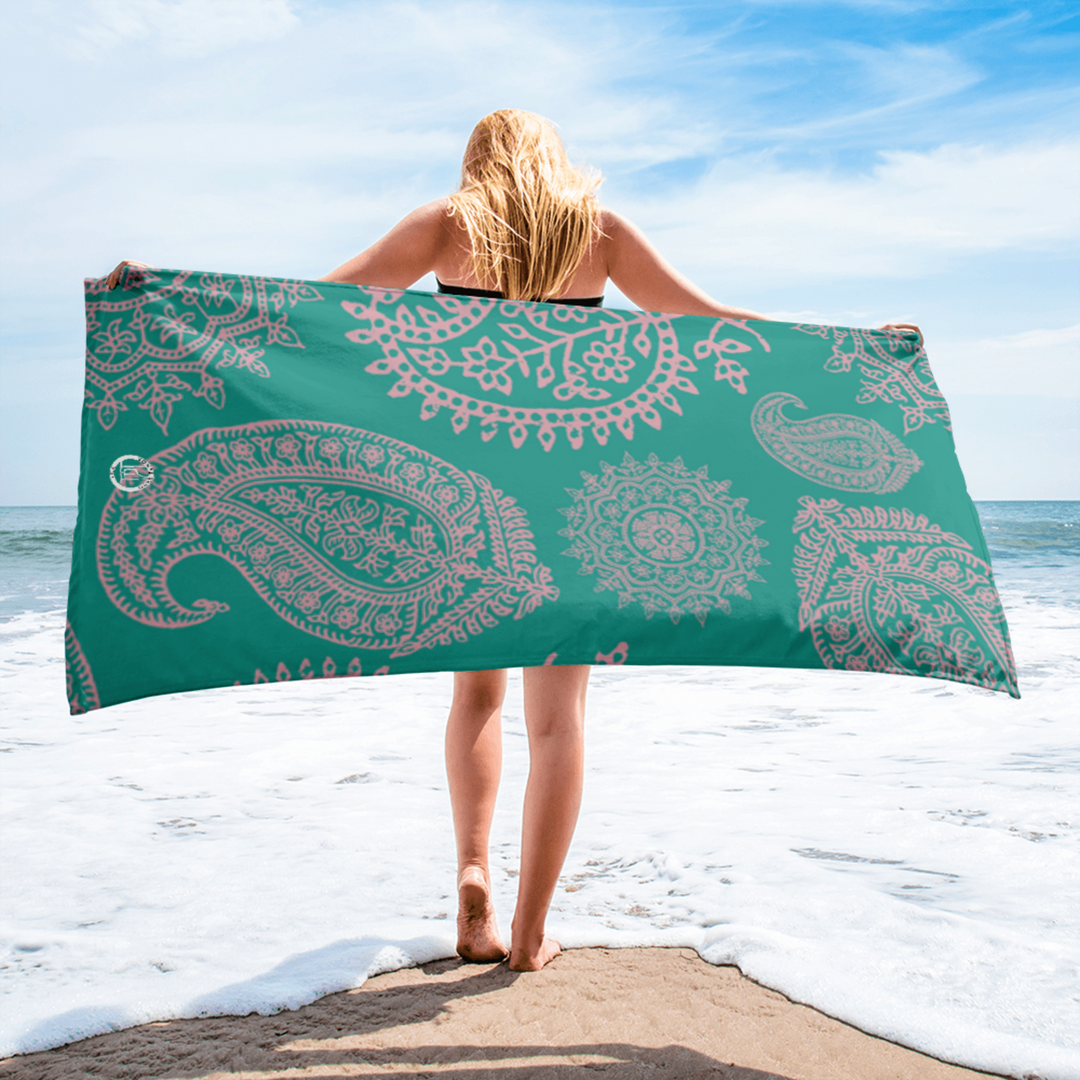 Large beach towel - Azur