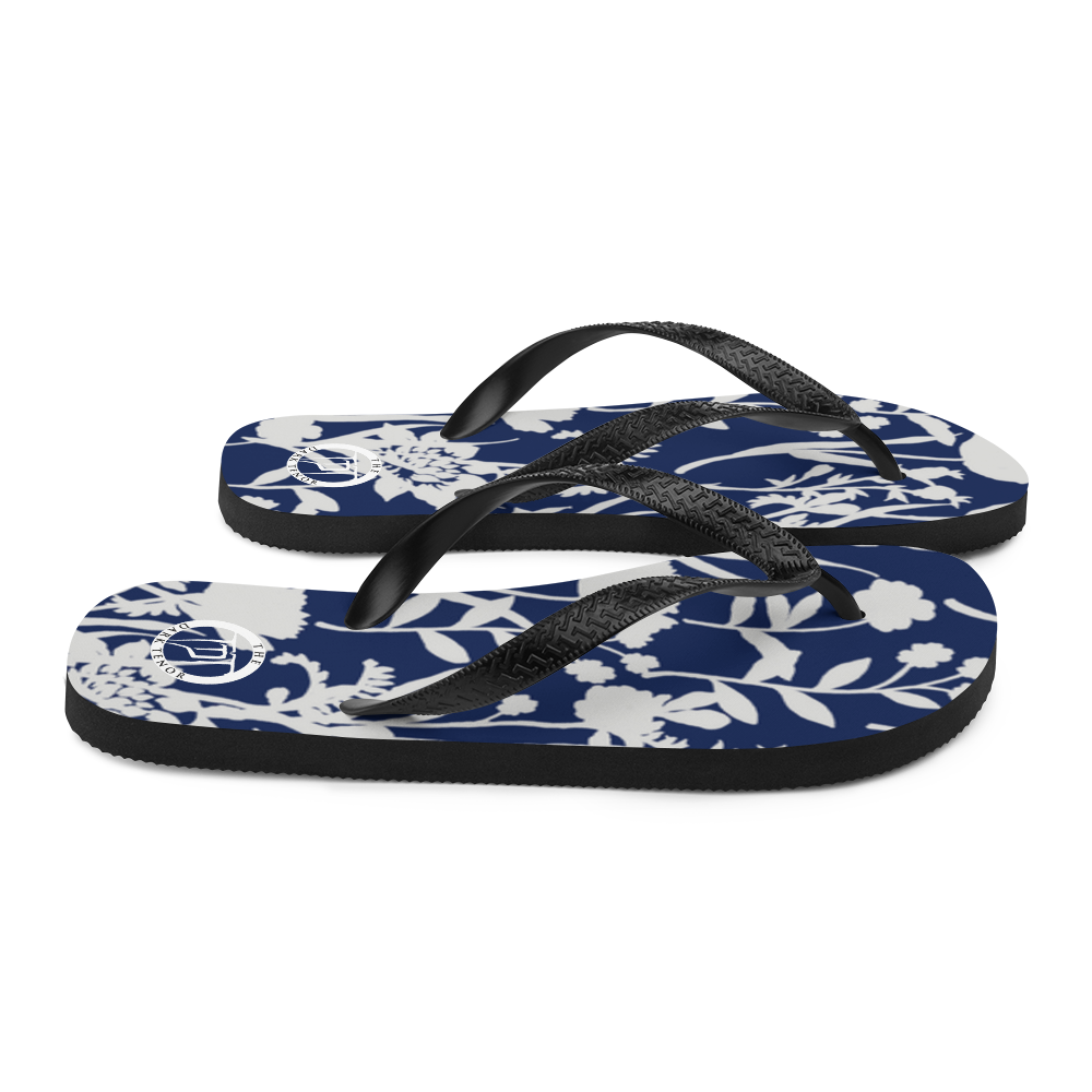 Flip-Flops - Blue Flower