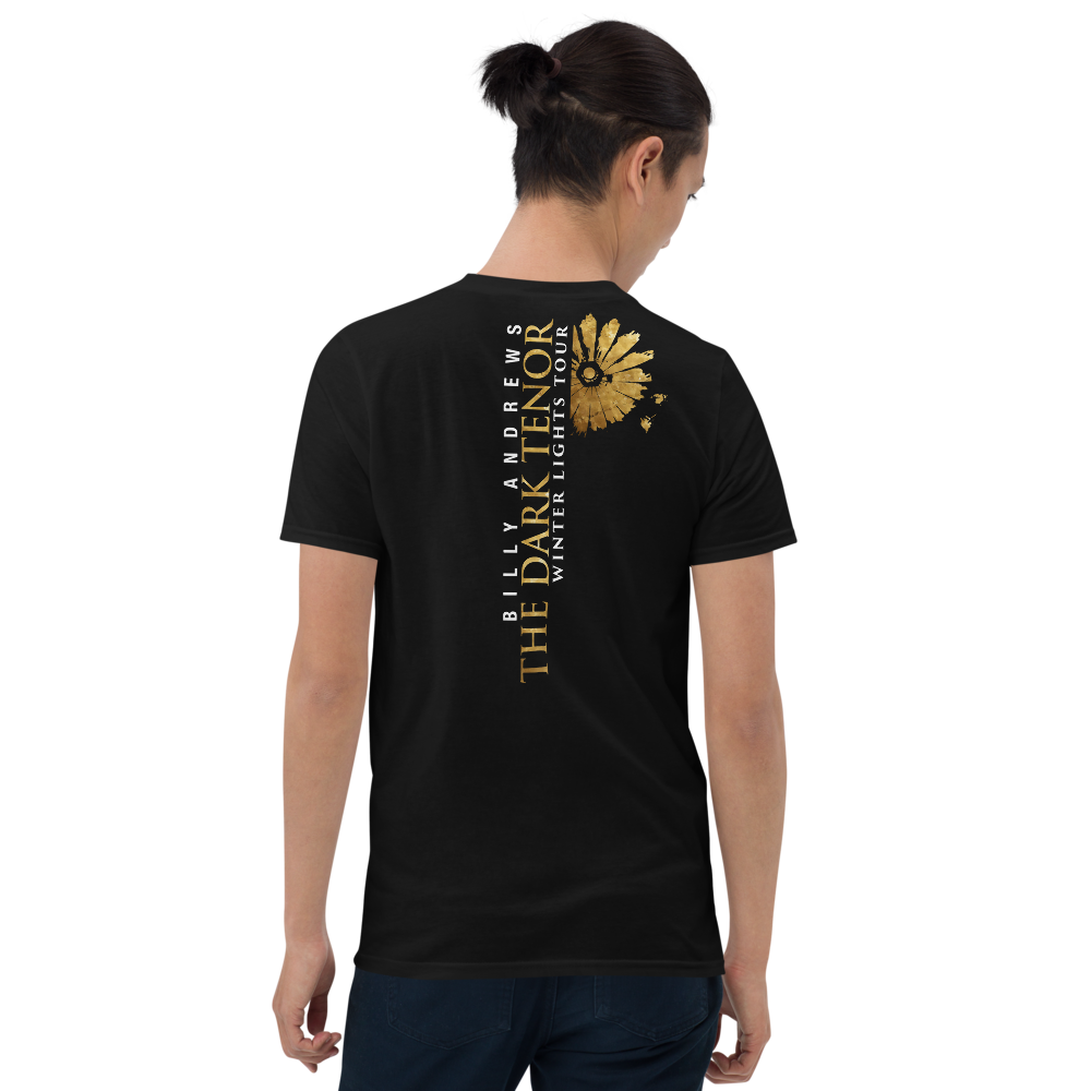 T-shirt til mænd - Vinterlys, Pre-Tour Limited Gold Edition