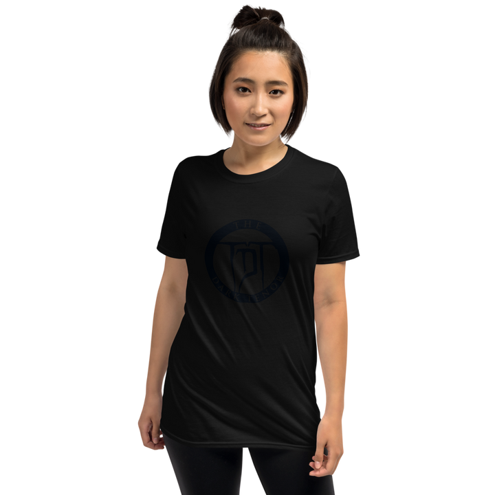 T-shirt women - coat of arms, black on black