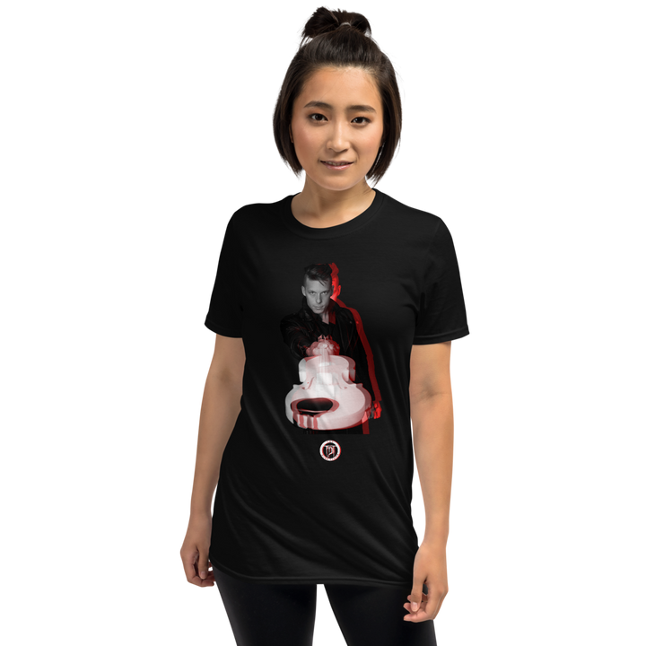 T-Shirt Women - Violin, Rebel Red Shadow