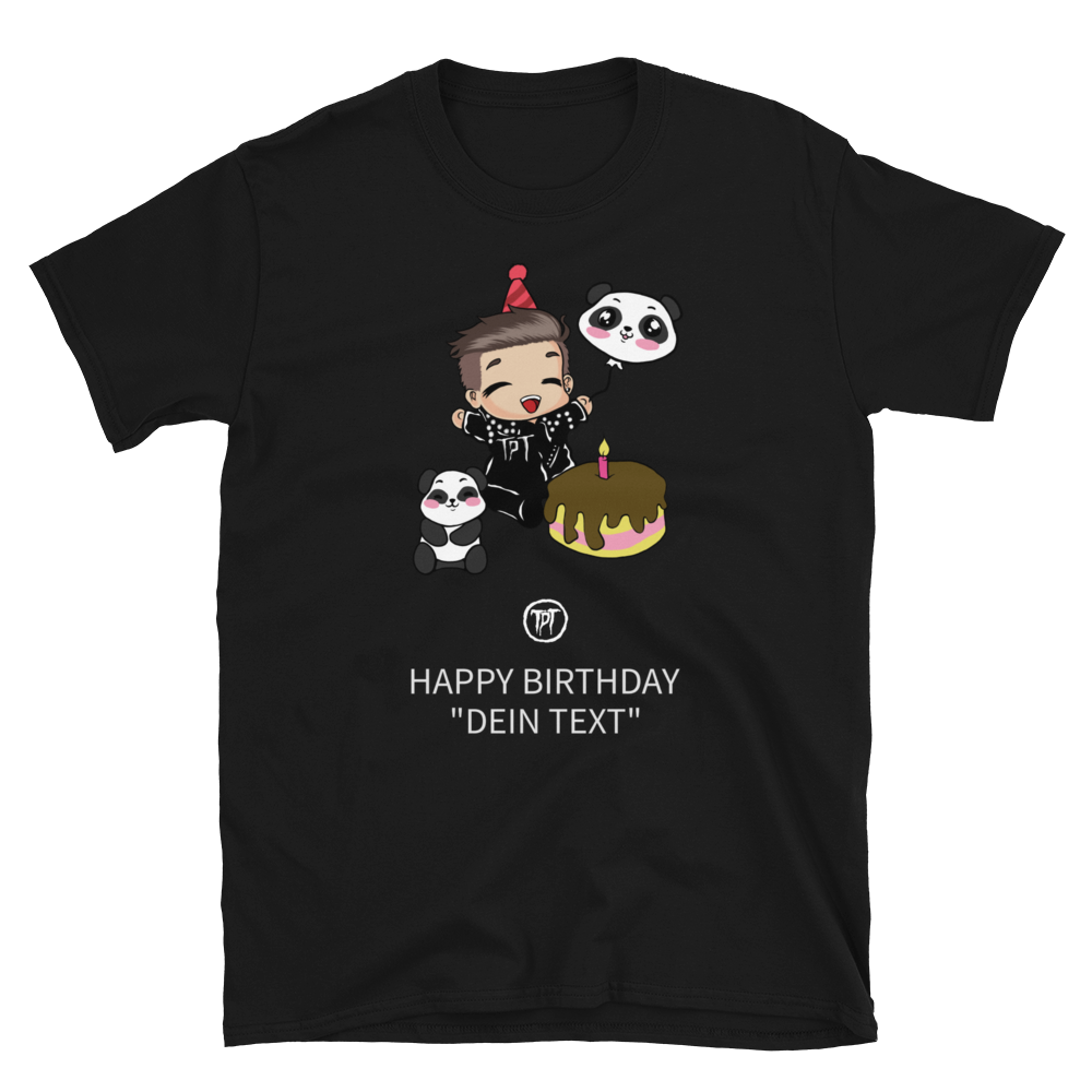 T-Shirt Men - Happy Birthday, customizable