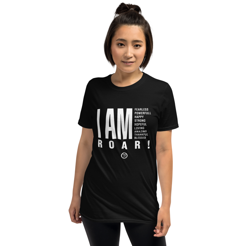 T-shirt kvinder - I am (Roar 2.0), hvid