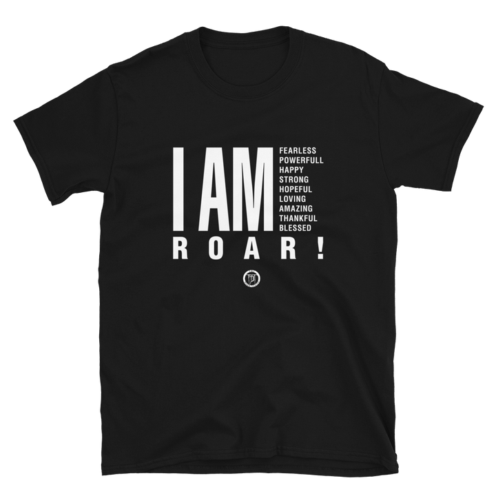 T-shirt mænd - I am (Roar 2.0), hvid