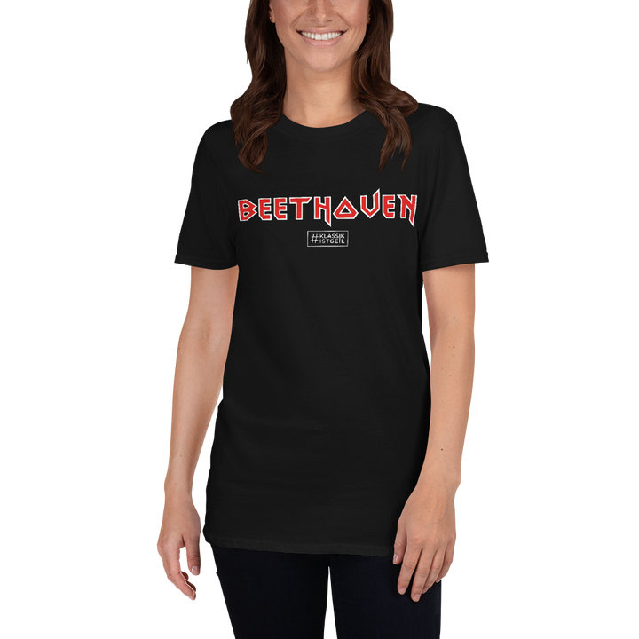 T-shirt women - Beethoven logo, black