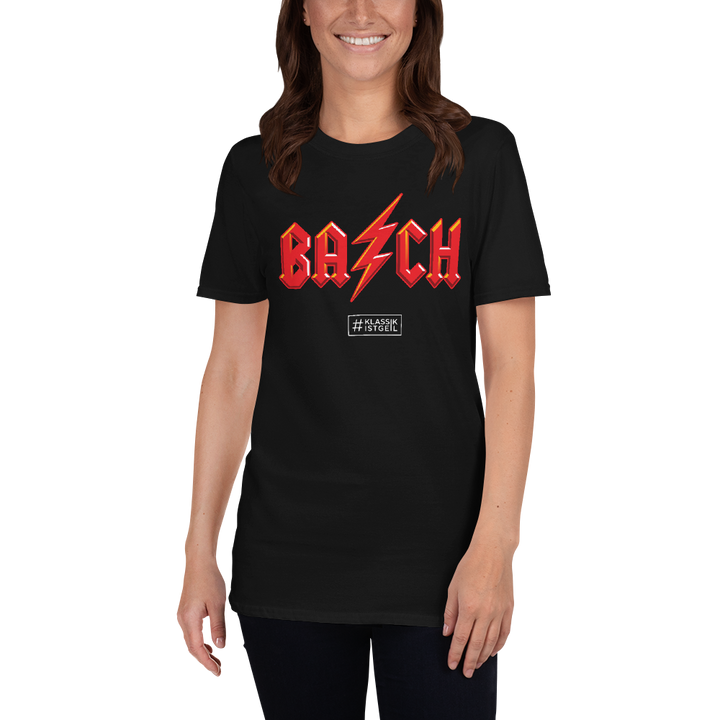 T-Shirt Women - Bach Logo, black