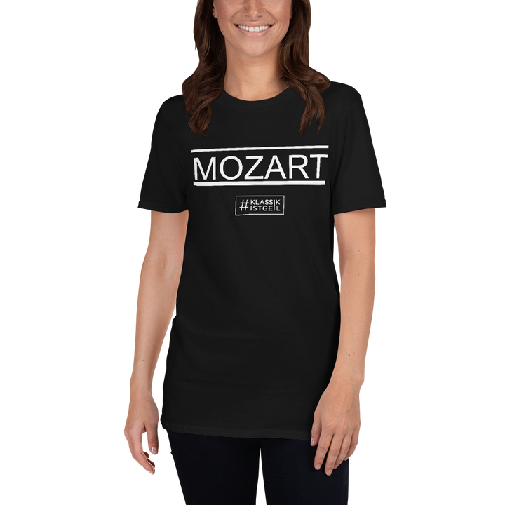 T-shirt women - Mozart logo, black