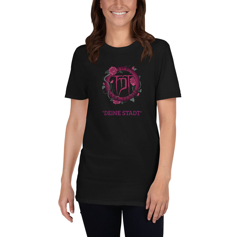 T-Shirt Unisex - customizable - "Your City", roses coat of arms