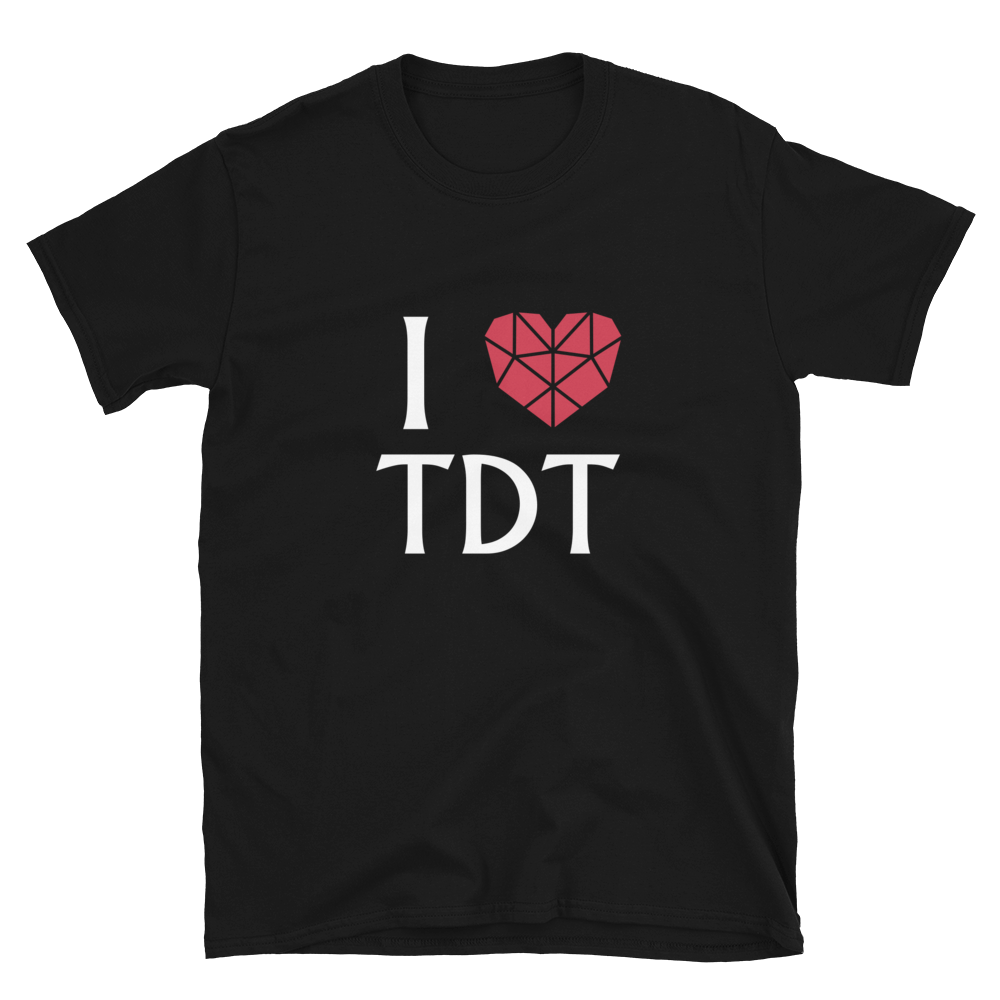 T-shirt kvinder - I Love TDT