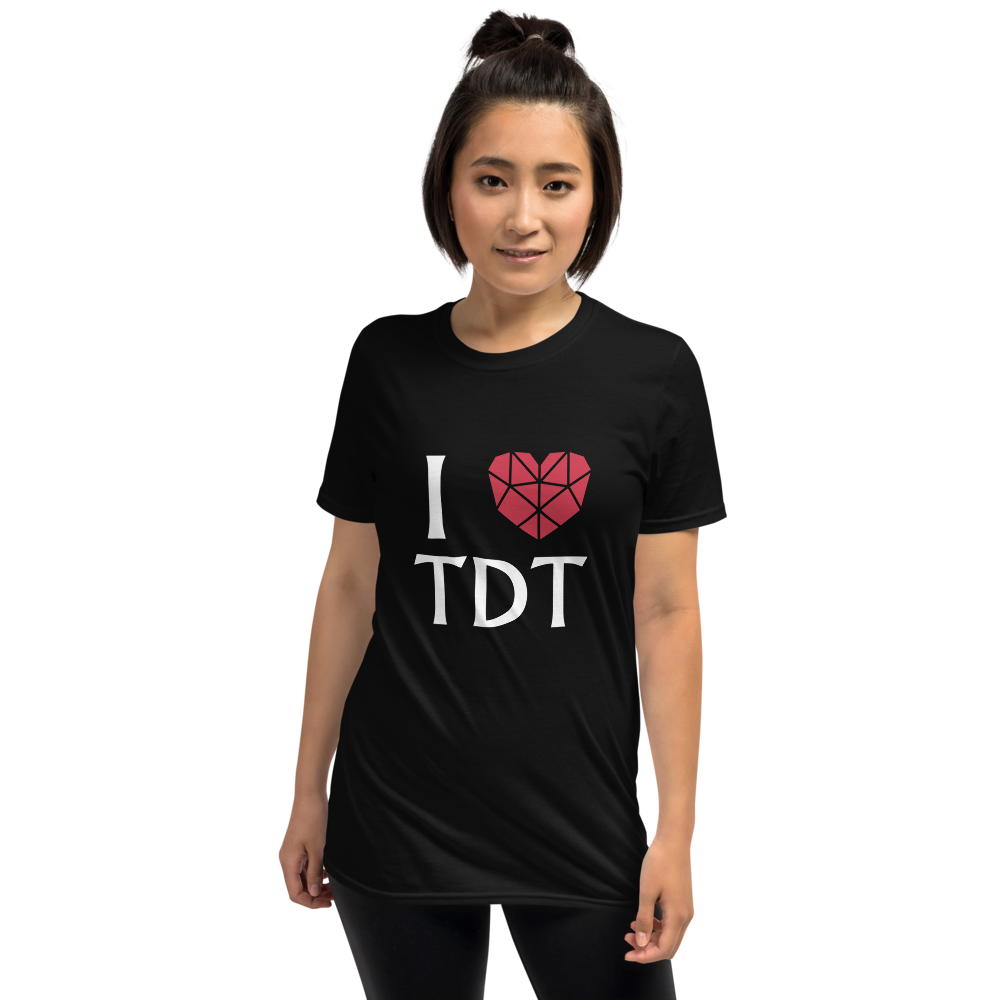 T-shirt kvinder - I Love TDT