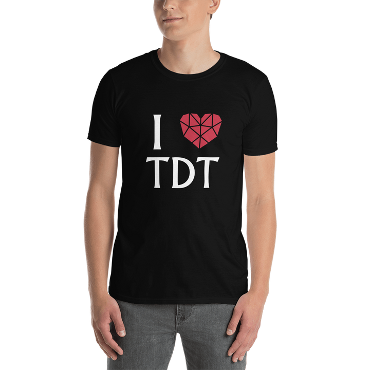 Herre T-shirt - I Love TDT