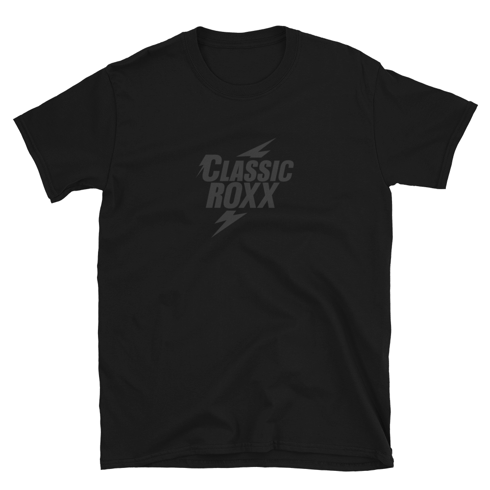 T-Shirt Women - Classic RoXX Logo, black on black