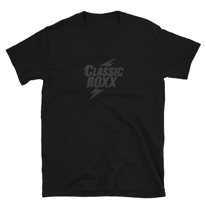 T-Shirt Women - Classic RoXX Logo, black on black