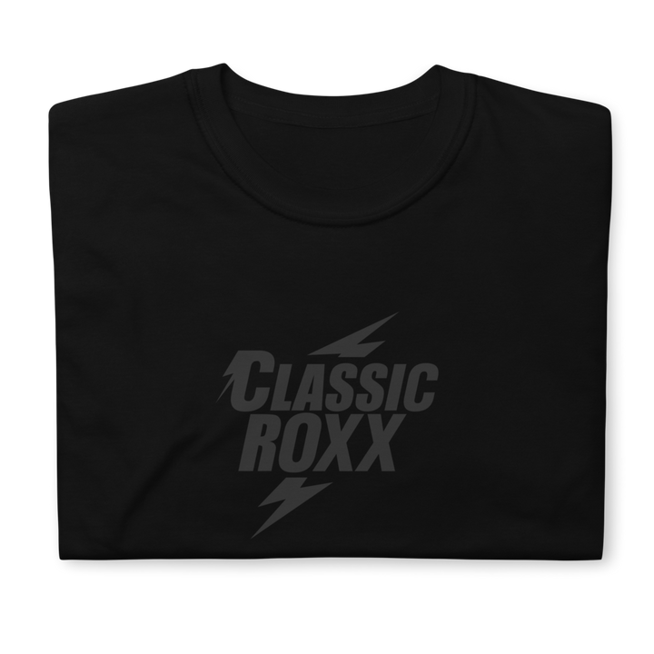 T-Shirt Women - Classic RoXX Logo, black on black