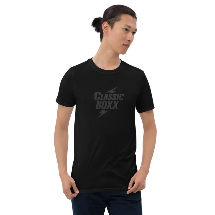 T-Shirt Men - Classic RoXX Logo, black on black