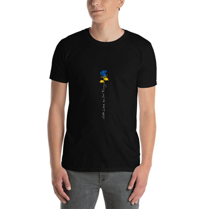 T-shirt til mænd - UNICEF Ukraine Donation, Lad kærligheden være din energi