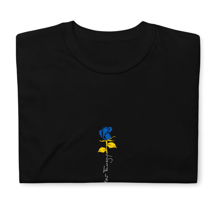 T-shirt til mænd - UNICEF Ukraine Donation, Lad kærligheden være din energi