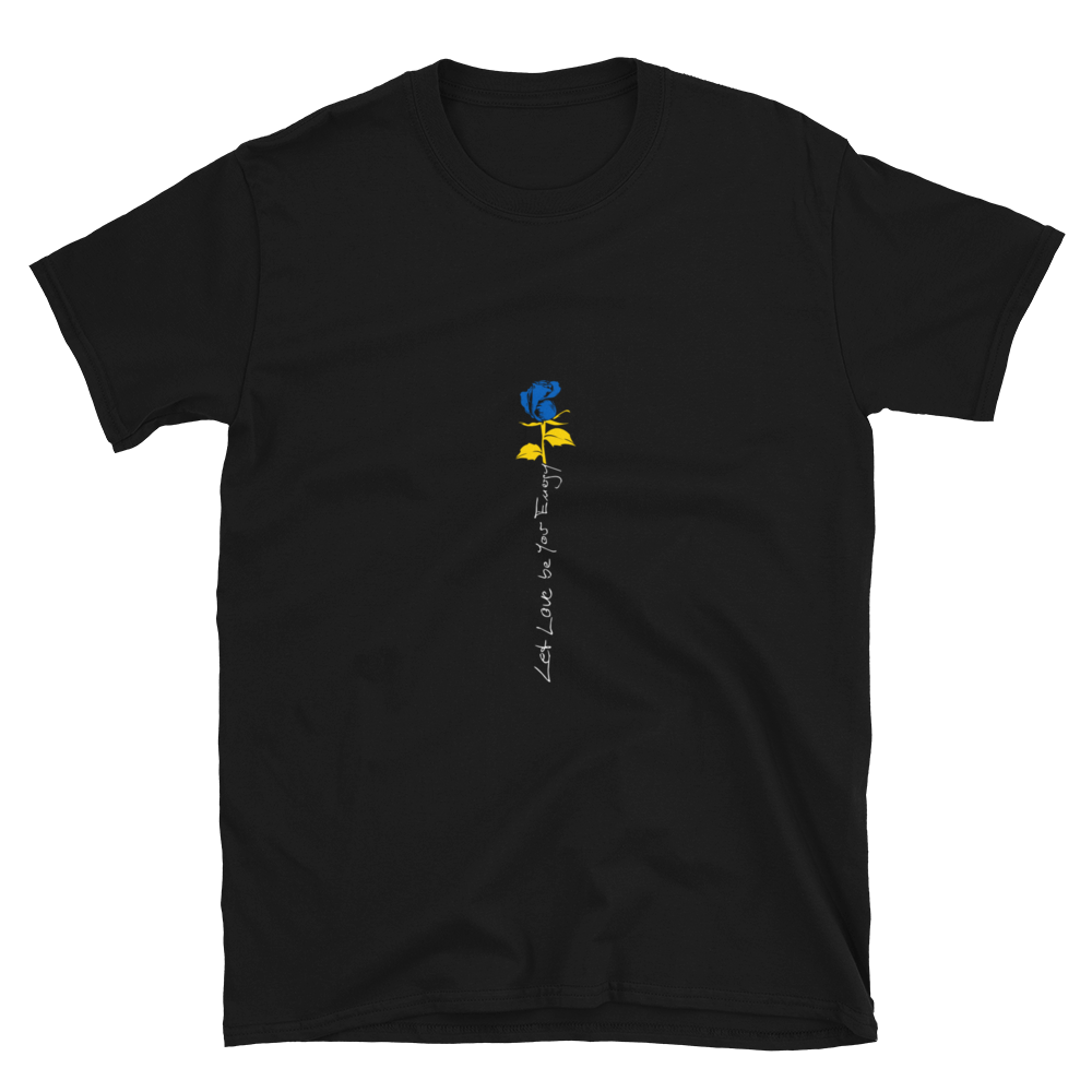 T-shirt til kvinder - UNICEF Ukraine Donation, Lad kærligheden være din energi