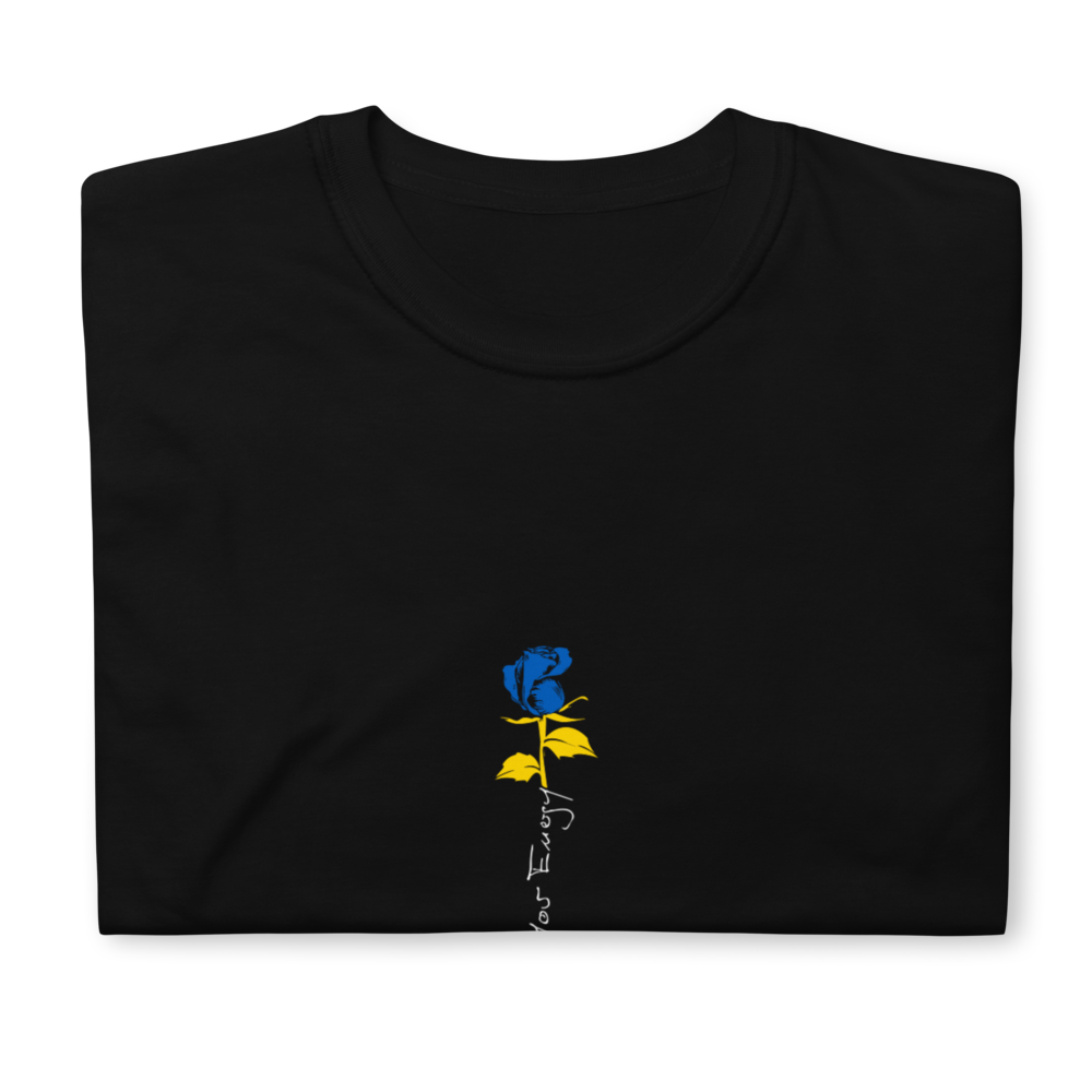 T-shirt til kvinder - UNICEF Ukraine Donation, Lad kærligheden være din energi