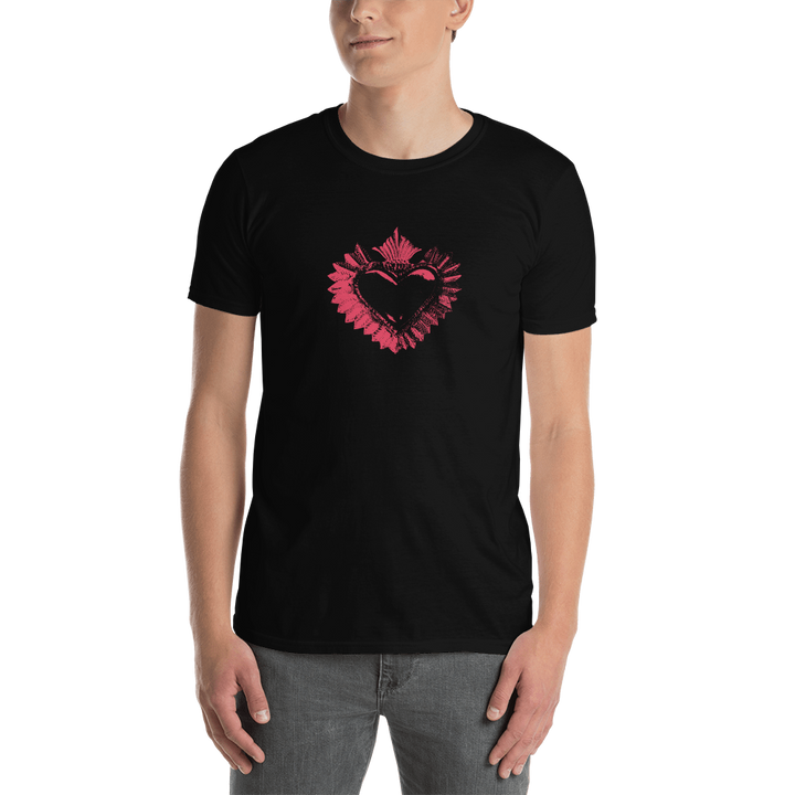 T-Shirt Men - Darker Hearts, Red Heart