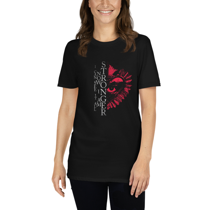 T-shirt women's - Now I Am Stronger, Darker Hearts, black