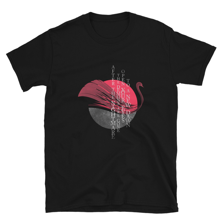 Women's T-Shirt - After the Nightmare, Lyrics Swan