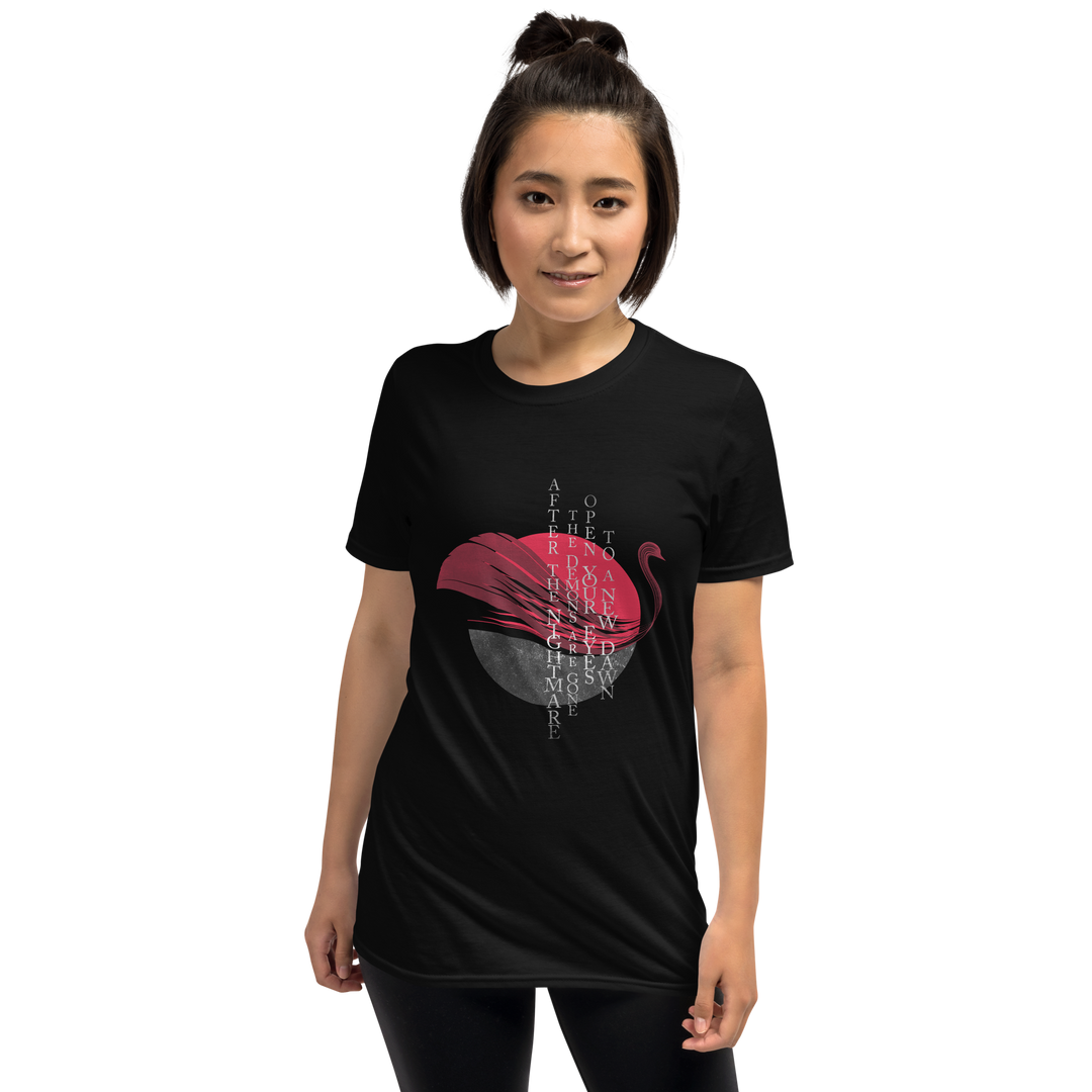 Women's T-Shirt - After the Nightmare, Lyrics Swan