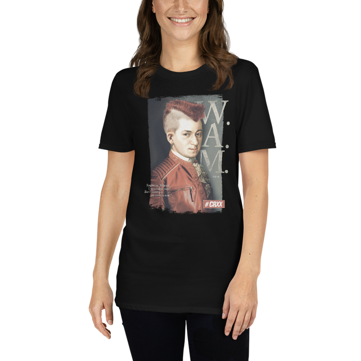 T-Shirt Damen - Mozart Punk Irokese