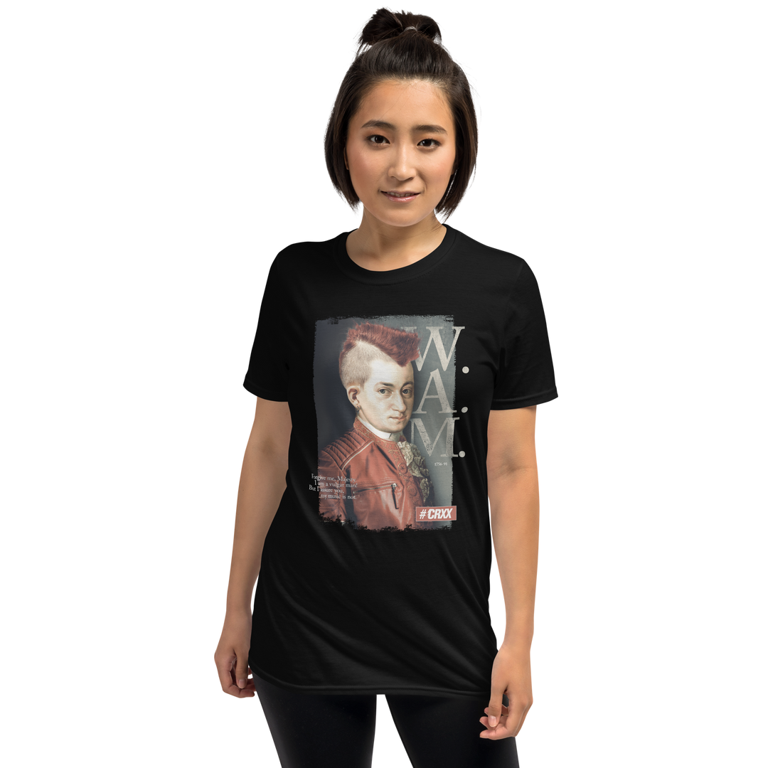 T-Shirt Damen - Mozart Punk Irokese