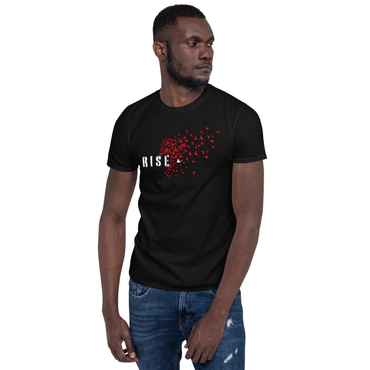 T-Shirt Men - Rise, Red Raven