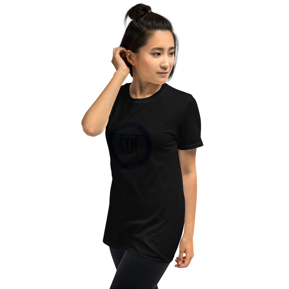 T-shirt women - coat of arms, black on black